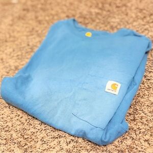 Carhartt Sky Blue Tee with Pocket